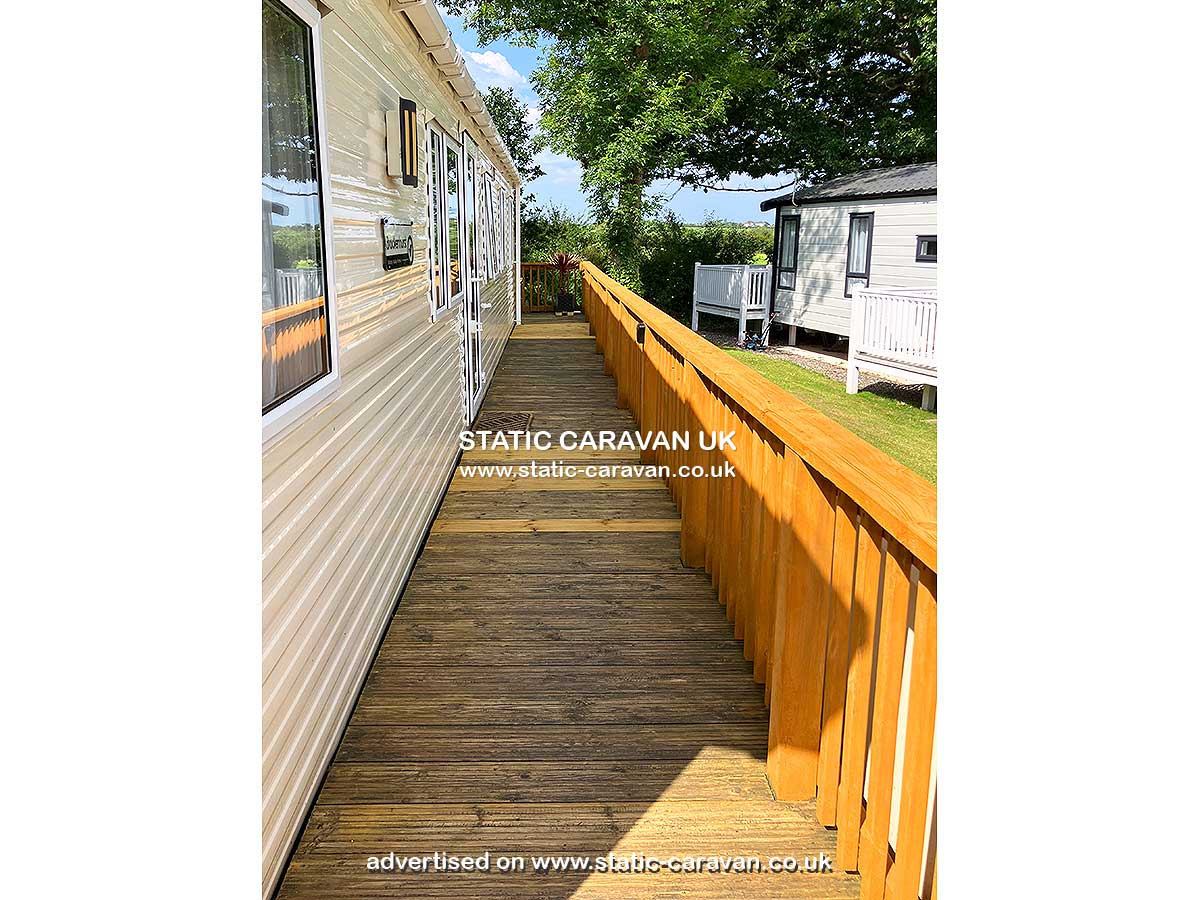 Caravan for hire Hedgerow at St Minver Holiday Park, Wadebridge, Nr Padstow, Cornwall