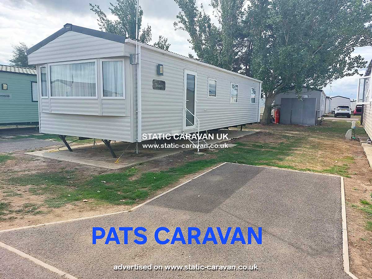 Static Caravan for hire at Pat's Driftwood Escape, St Osyth Beach, Clacton-on-Sea, Essex
