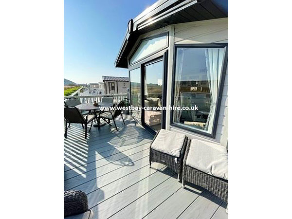 Caravan holiday rental Aspen at West Bay, Bridport, Dorset