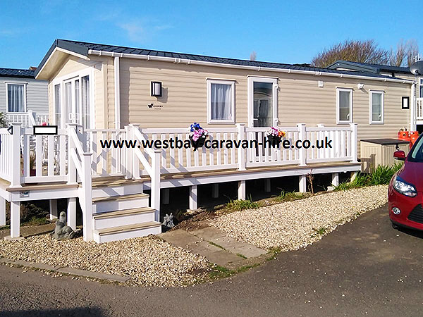Caravan holiday rental Linwood at West Bay, Bridport, Dorset