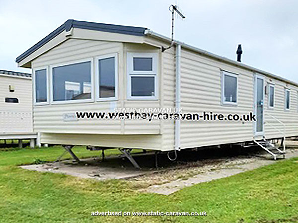 Caravan holiday rental Pheonix at West Bay, Bridport, Dorset