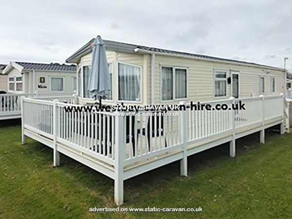 Static Caravan for hire at Oakdale, West Bay, Bridport, Dorset