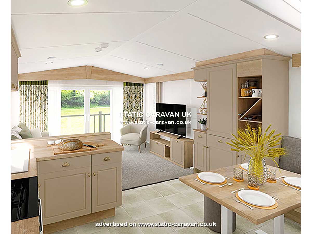 Static Caravan for hire at Kensington 49, Manor Park, Hunstanton, Norfolk