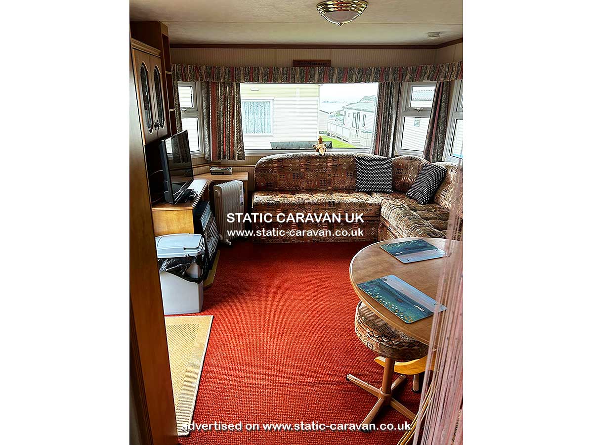 Caravan for hire A29 at The Gap, East Runton, Cromer, Norfolk