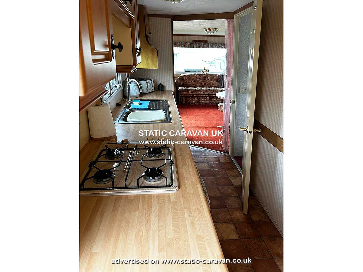 Caravan for hire A29 at The Gap, East Runton, Cromer, Norfolk