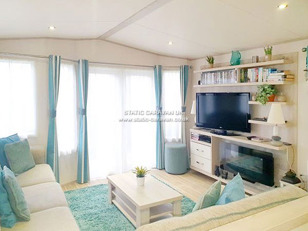 Caravan holiday rental Seabreeze 22 at Shorefield Country Park, Milford on Sea, Hampshire