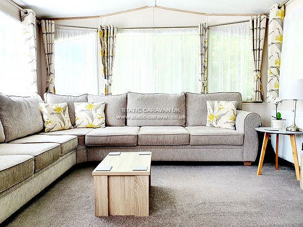 Caravan holiday rental Seabreeze 287 at Shorefield Country Park, Milford on Sea, Hampshire