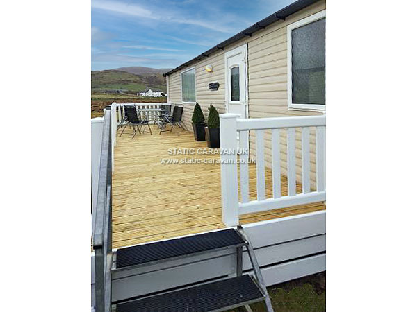 Caravan holiday rental M&C CARAVAN HIRE at Sunnysands, Talybont, Barmouth, Gwynedd, West Wales