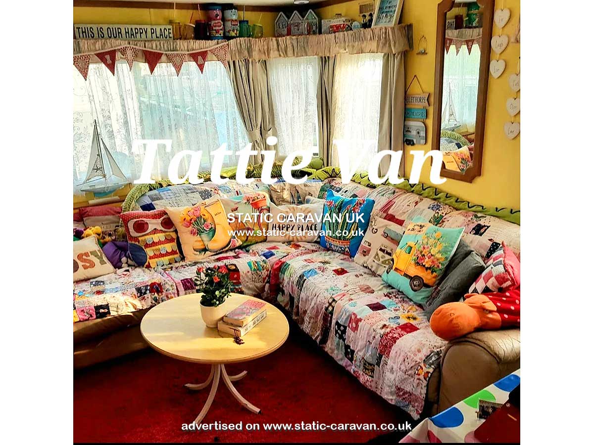 Caravan for hire H16 at Towervans Holiday Park, Mablethorpe, Lincolnshire