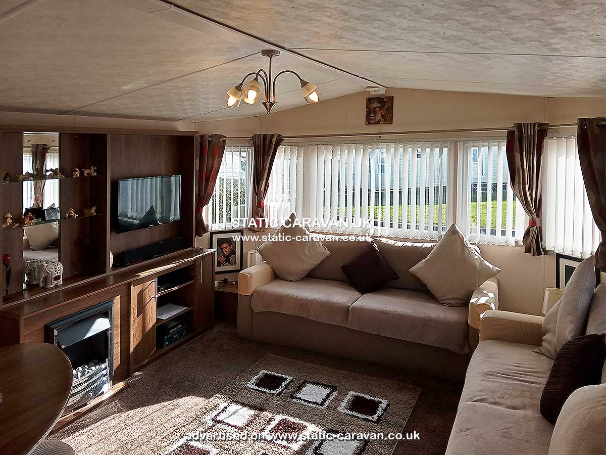 Caravan for hire Maples 89 at Trecco Bay, Porthcawl, Bridgend, South Wales