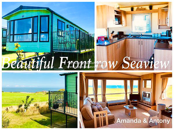 Caravan holiday rental Amanda Turner at Thornwick Bay, Flamborough, Bridlington, East Yorkshire