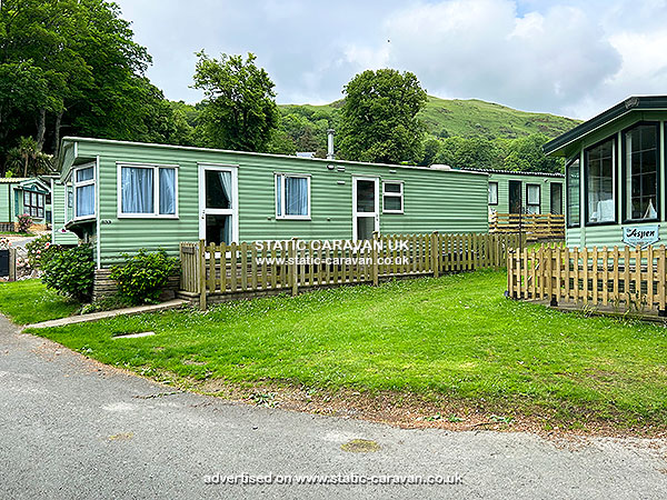Caravan holiday rental B33 at Woodlands, Bryncrug, Tywyn, Gwynedd, North Wales