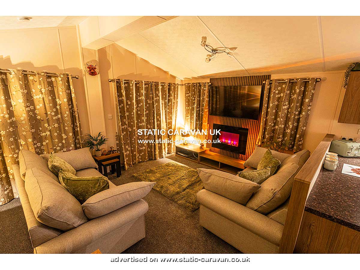 Caravan for hire 412 Oak Forest at White Acres, Nr Newquay, Cornwall