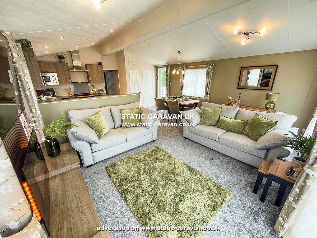 Caravan for hire 412 Oak Forest at White Acres, Nr Newquay, Cornwall