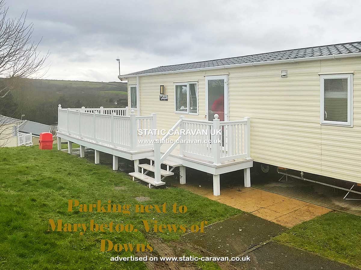 Caravan holiday rental The Pines 25 at Whitecliff Bay, Bembridge, Isle of Wight
