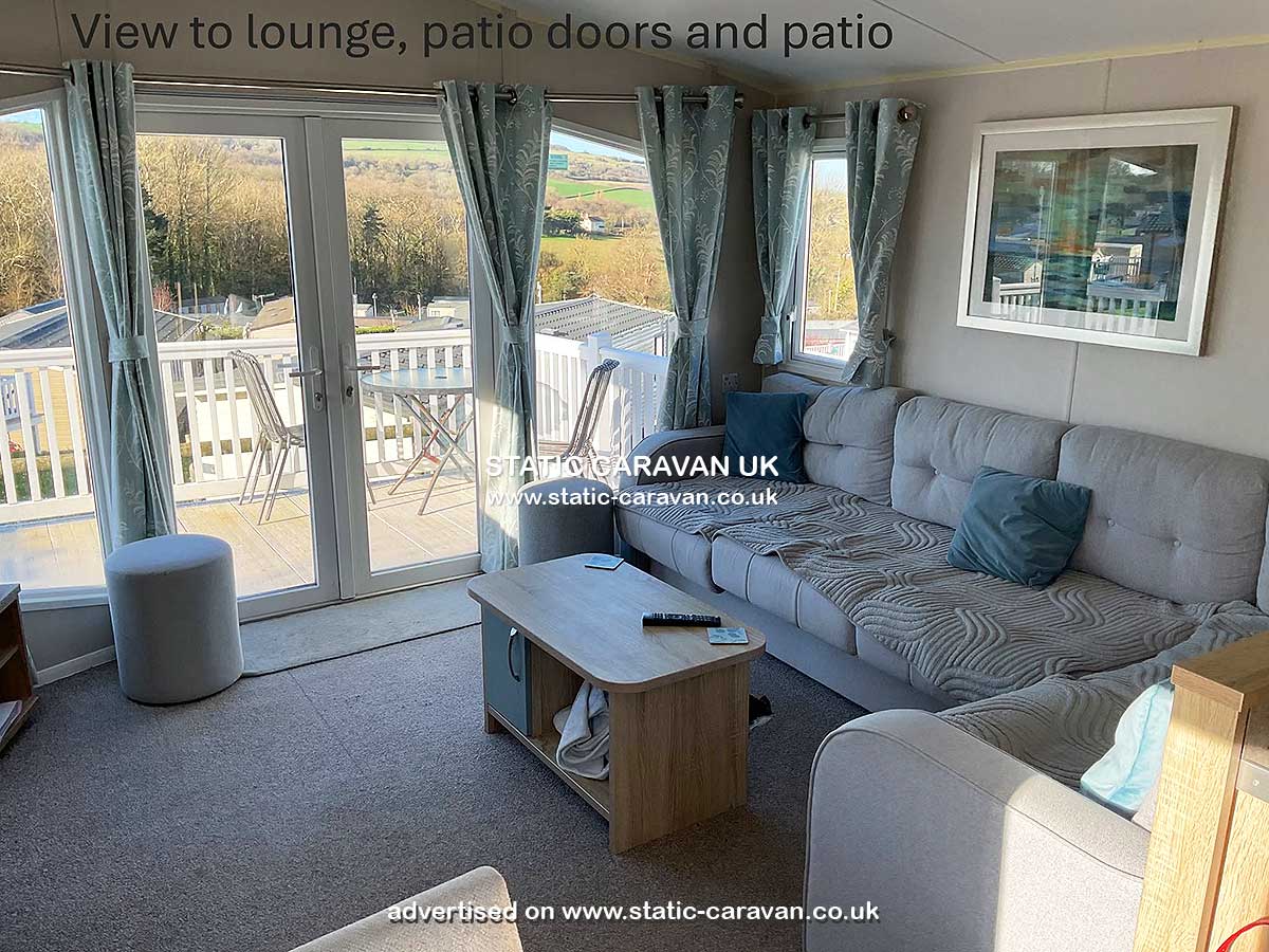 Caravan for hire The Pines 25 at Whitecliff Bay, Bembridge, Isle of Wight